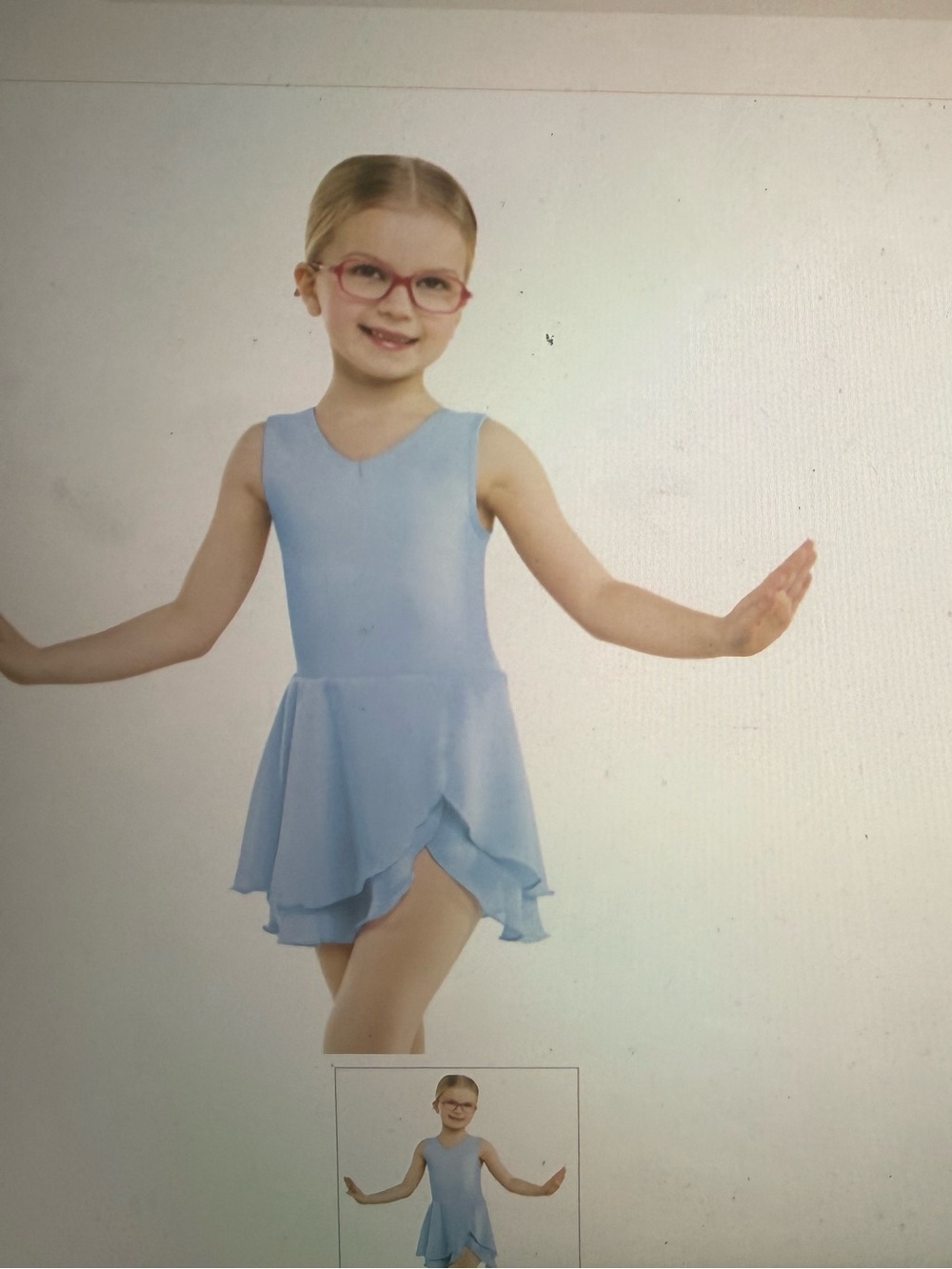 ISO Revolution Soft Blue Dance Dresses for Kid
